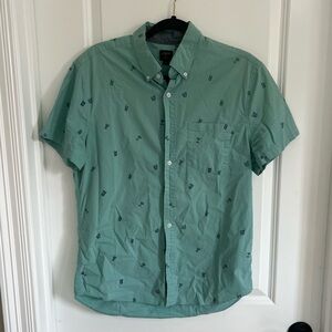 J. Crew button down with cute cocktail pattern